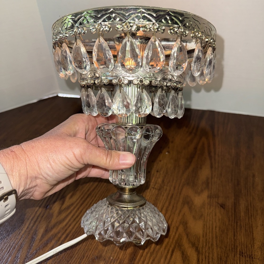 Vig Michelotti Pink Boudoir Parlor Princess Lamp Made Holland Hollywood Regency - Picture 7 of 10